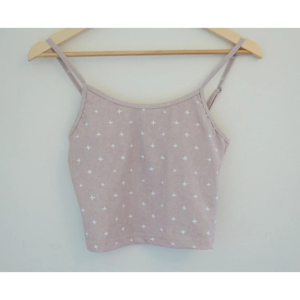 Kortni Jeane Tan Bathing Suit Top Size Small